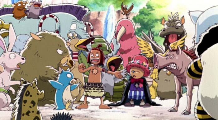 One Piece Choppers Kingdom in the Strange Animal Island Movie in English 6