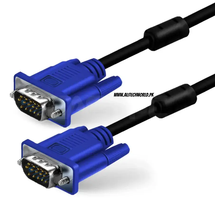 VGA Cable for Monitor, PC & Projector – High-Quality Display Cable | Alitechworld
