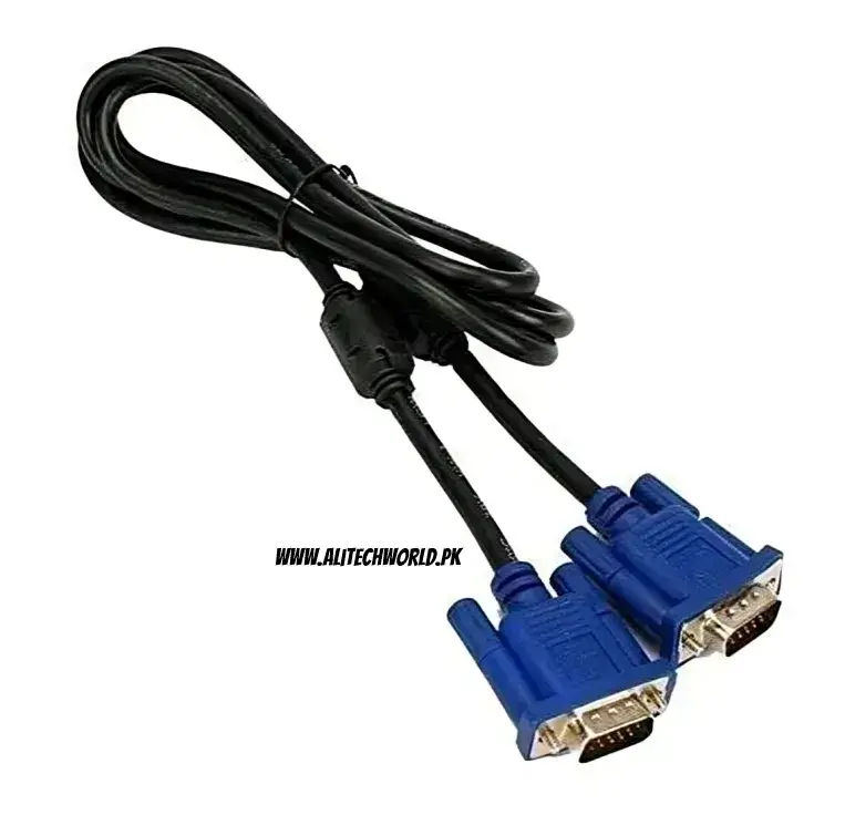VGA Cable for Monitor, PC & Projector – High-Quality Display Cable | Alitechworld