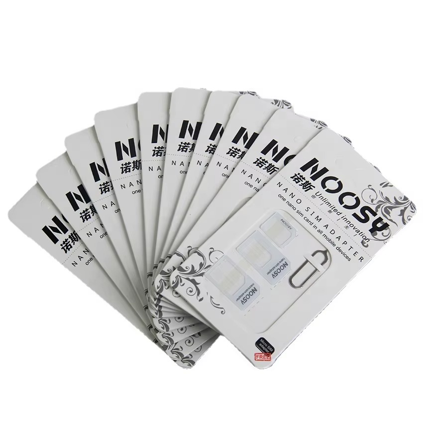 Nano SIM Card Adapter Kit – Convert Nano to Micro & Standard SIM Easily