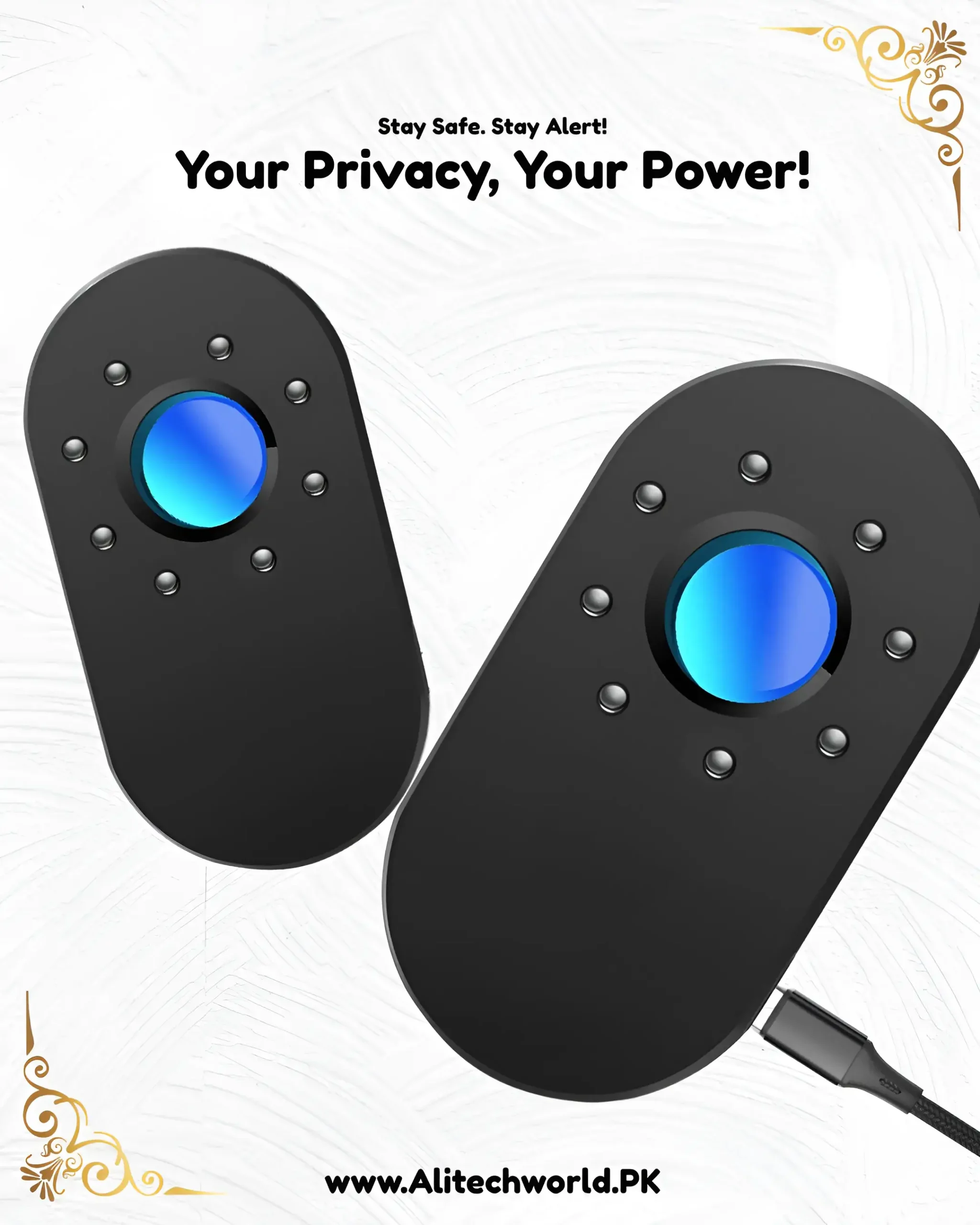 Camera Detector USB Charging – RF & Infrared Hidden Spy Finder