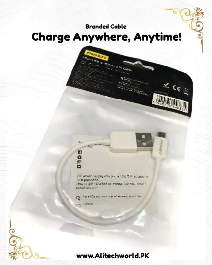 Pisen Micro USB to USB Cable – Fast Charging & Data Sync