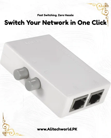 LEAGY 2-Port Network Switch Splitter 2-in 1-Out or 1-in 2-Out Hub_6_11zon