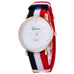 GENEVA Men Wrist Watch Nylon Strap 3