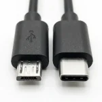 Type-C to Micro USB Cable Black 2
