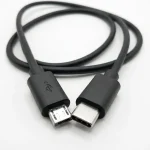 Type-C to Micro USB Cable Black 3