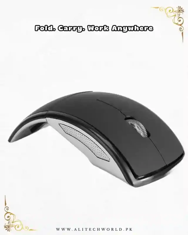Foldable Wireless Mouse 2.4GHz USB Portable