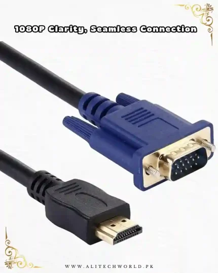 HDMI Male to VGA Male Converter Cable 1080P