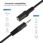 3.5mm AUX Extension Cable Male to Female Stereo Audio Cord 1
