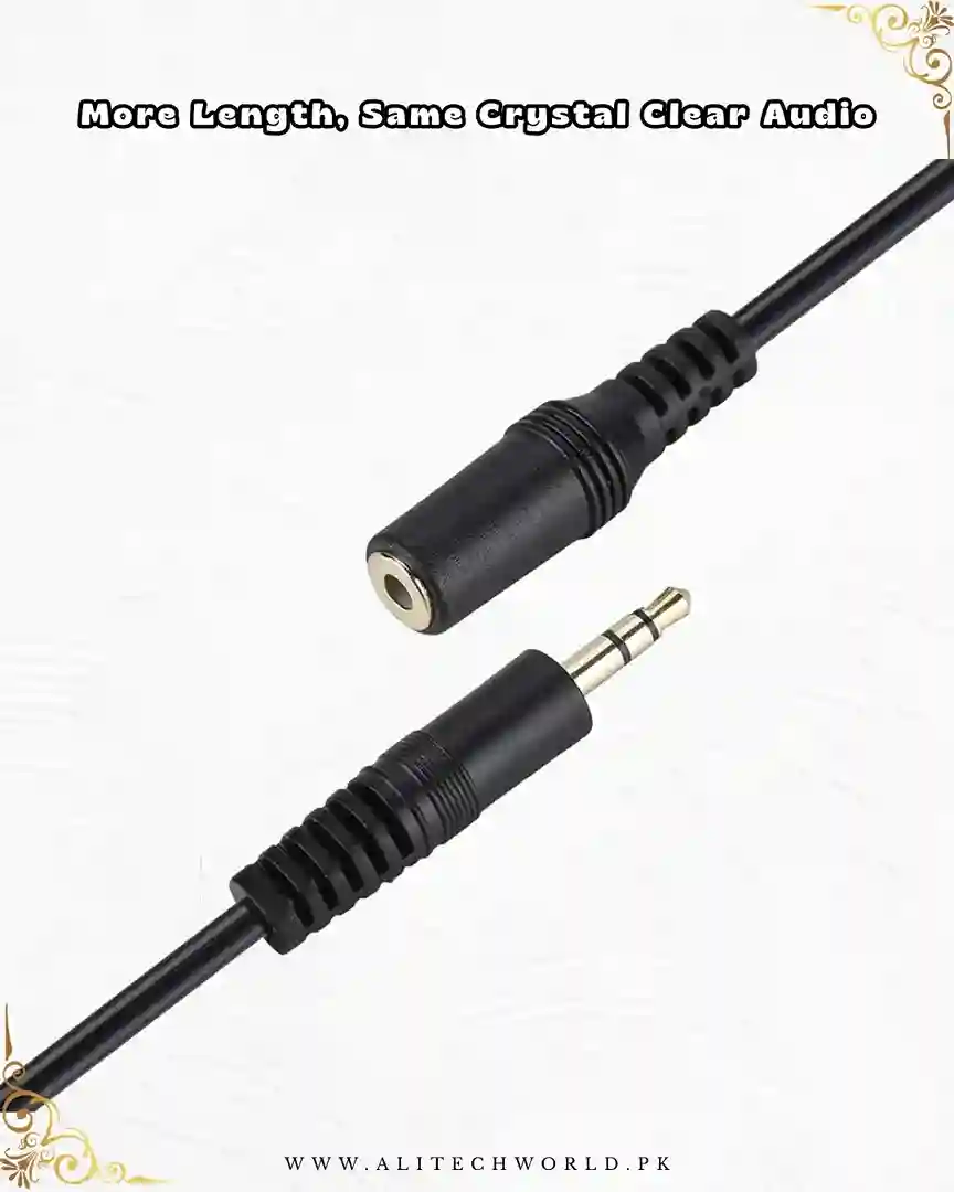 3.5mm AUX Audio Extension Cable Male to Female