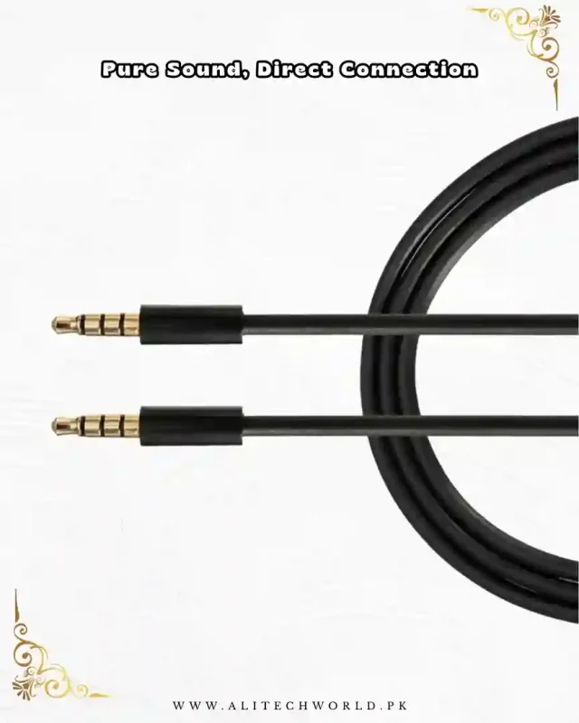 3.5mm Stereo AUX Cable Male to Male Audio Cord