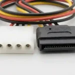 Molex to SATA Power Adapter Cable 4 Pin to 15 Pin 2