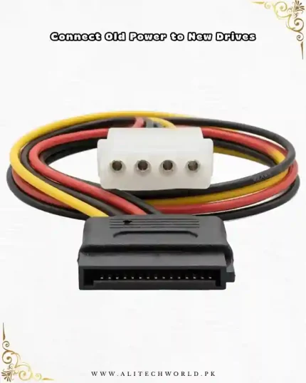 Molex to SATA Power Adapter Cable 4 Pin to 15 Pin