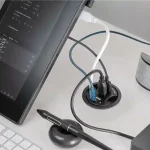 USB Hub 3 Port with Stereo Sound Card Adapter 4