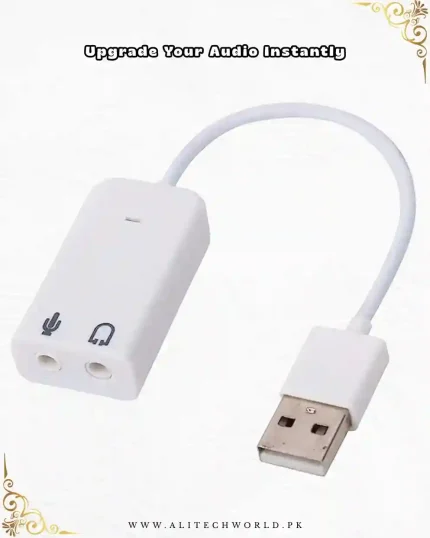 USB Sound Card 7.1 Audio Adapter with Mic