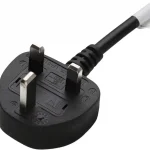 Laptop Power Cable UK to C5 3 Pin 1.8M 1