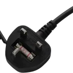Laptop Power Cable UK to C5 3 Pin 1.8M 3