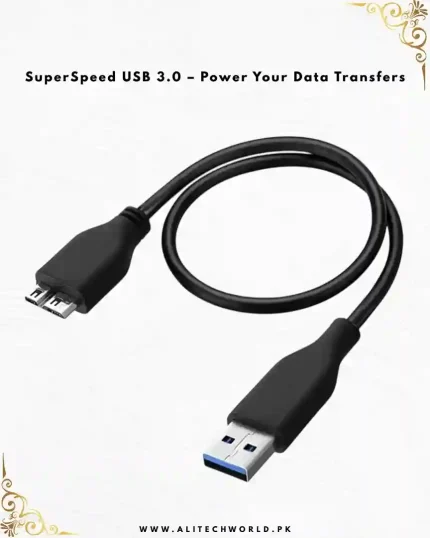 USB 3.0 A to Micro B Cable High Speed External HDD