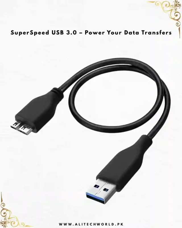 USB 3.0 A to Micro B Cable High Speed External HDD
